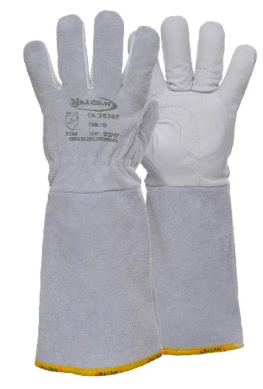 Luva De Vaqueta Mista Cano Longo - Valcan - CA 25387