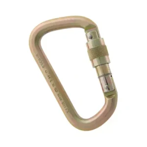 Mosquetão em aço formato “D” trava manual | BIG-S-958S