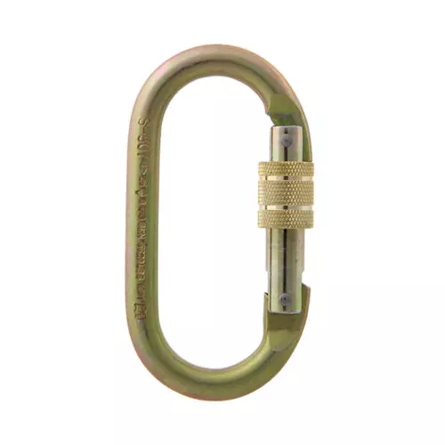 Mosquetão em aço oval