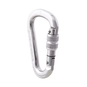 Mosquetão em alumínio formato HMS manual com trava dupla | BIG-S-2081S