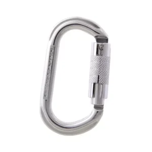 Mosquetão em alumínio oval trava tripla | BIG-S-2345AT