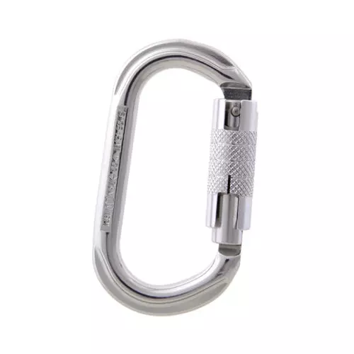 Mosquetão em alumínio oval trava tripla | BIG-S-2345AT