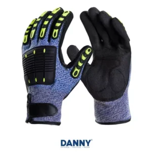 Extreme Pead - Luva de segurança contra impactos em PEAD e couro sintético - CA 32232