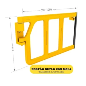 PORTÃO DUPLO DE PROTEÇÃO DE QUEDAS MODELO 2000