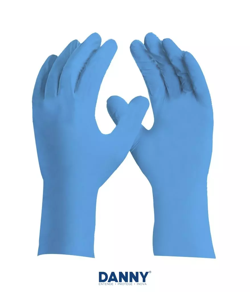 Luva de segurança nitrílica - luva descartável