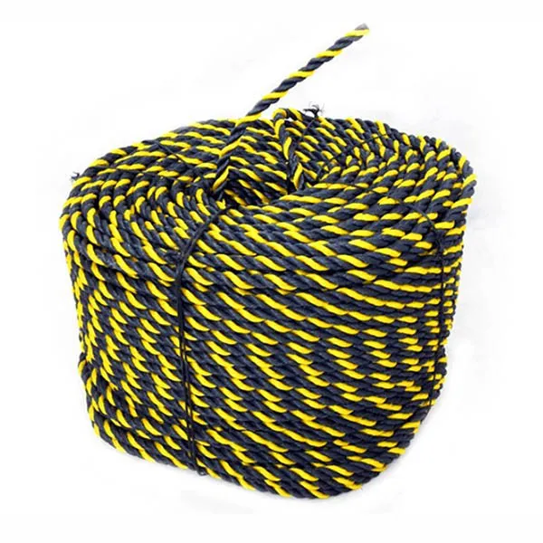 CORDA PE TORC.10MM AMARELA/PRETA SINALIZACÃO PLASMÓDIA